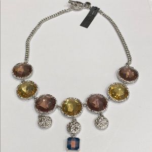 Marc By Marc Jacobs Large Crystal Chain Necklace